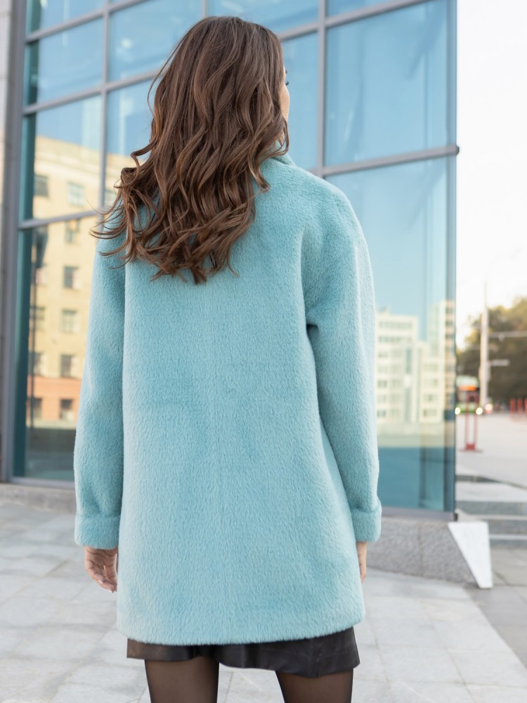 Winter loose-fitting angora winter coat Molly - kovash.com.ua 02