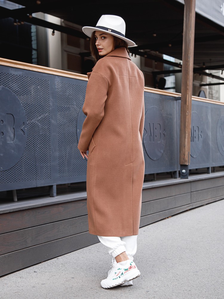 Tango long winter cashmere coat with loose fit 44 - kovash.com.ua 04