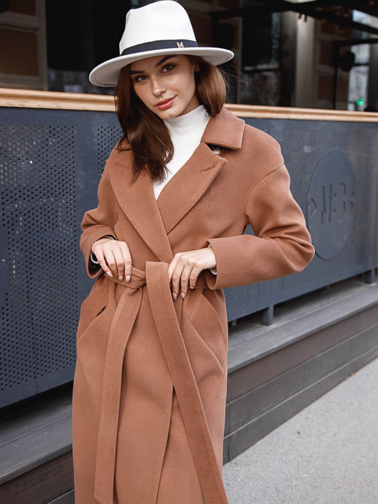 Tango long winter cashmere coat with loose fit - kovash.com.ua 02