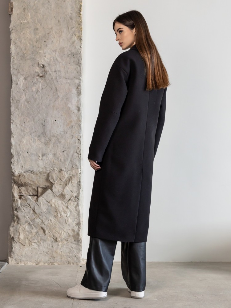 Tango long winter cashmere coat with loose fit 46 - kovash.com.ua 03