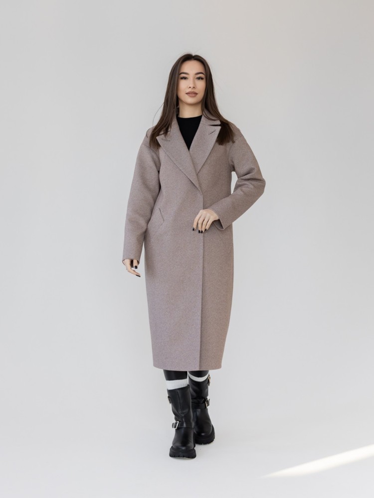 Tango long tweed winter coat - kovash.com.ua 04