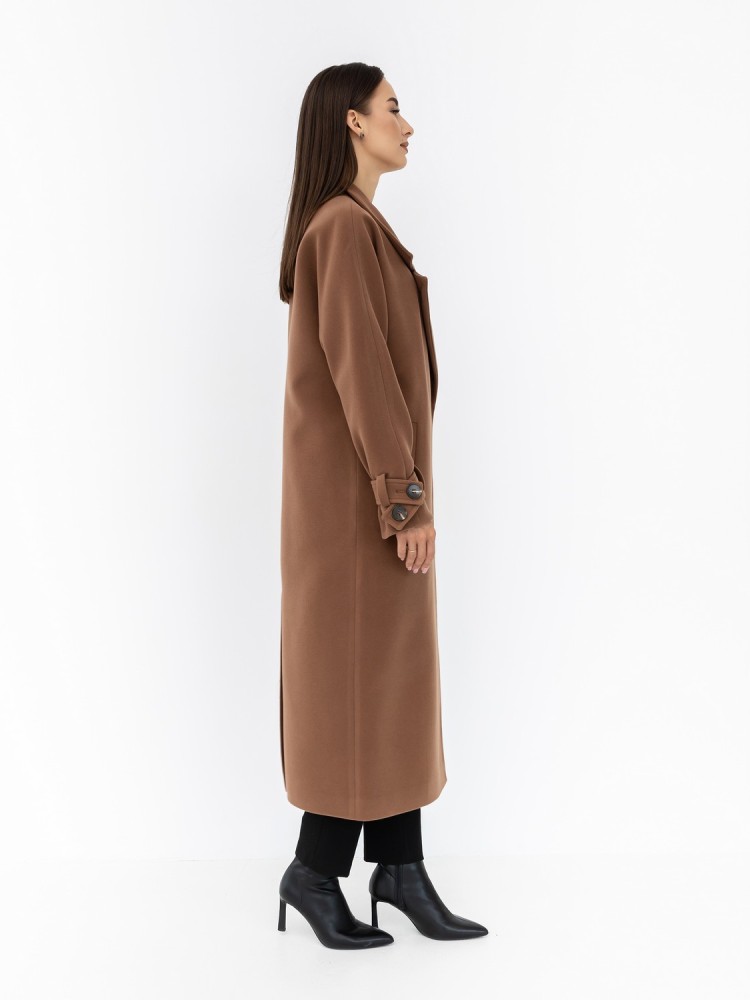 Long coat Champagne cashmere 42 - kovash.com.ua 02