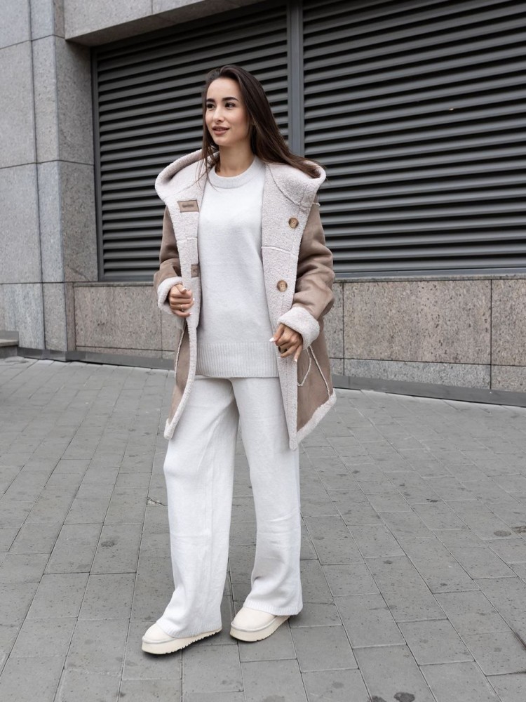 Reversible shearling coat Icelandia - kovash.com.ua 04
