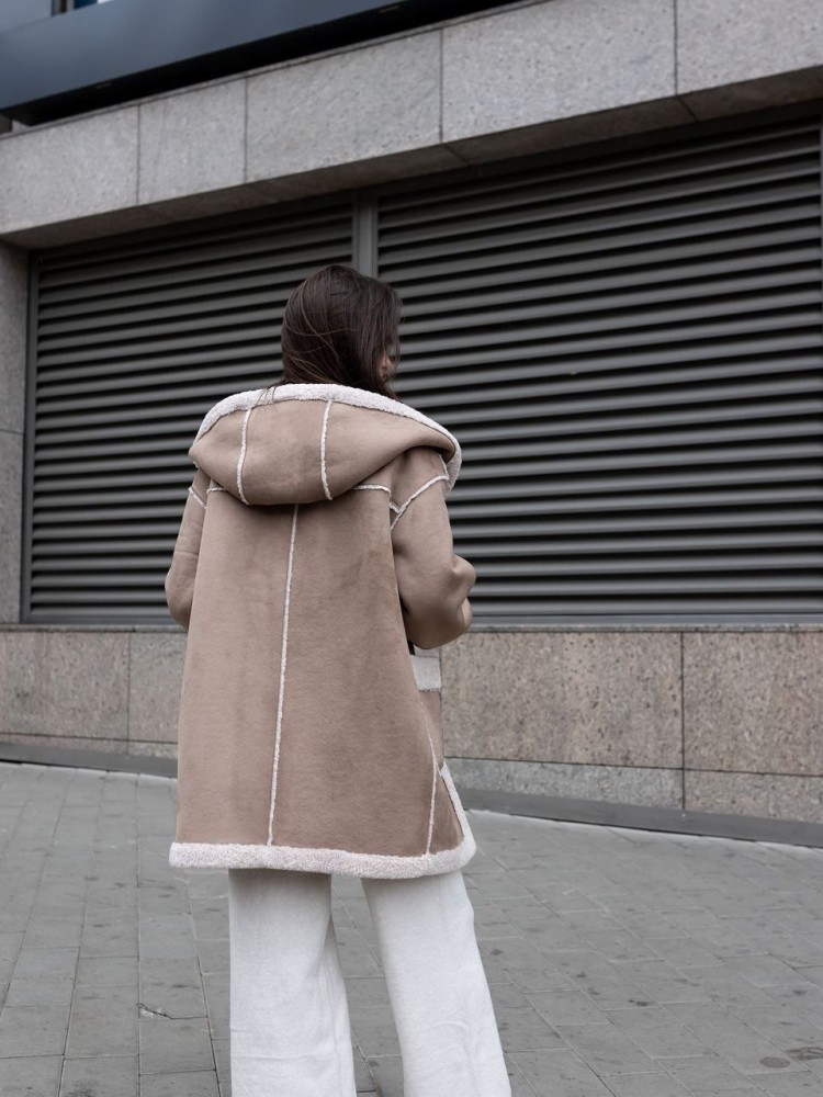 Reversible shearling coat Icelandia - kovash.com.ua 05