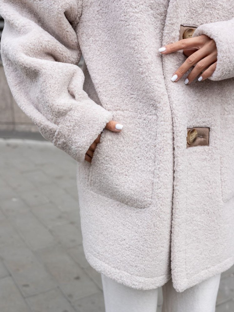 Reversible shearling coat Icelandia - kovash.com.ua 09