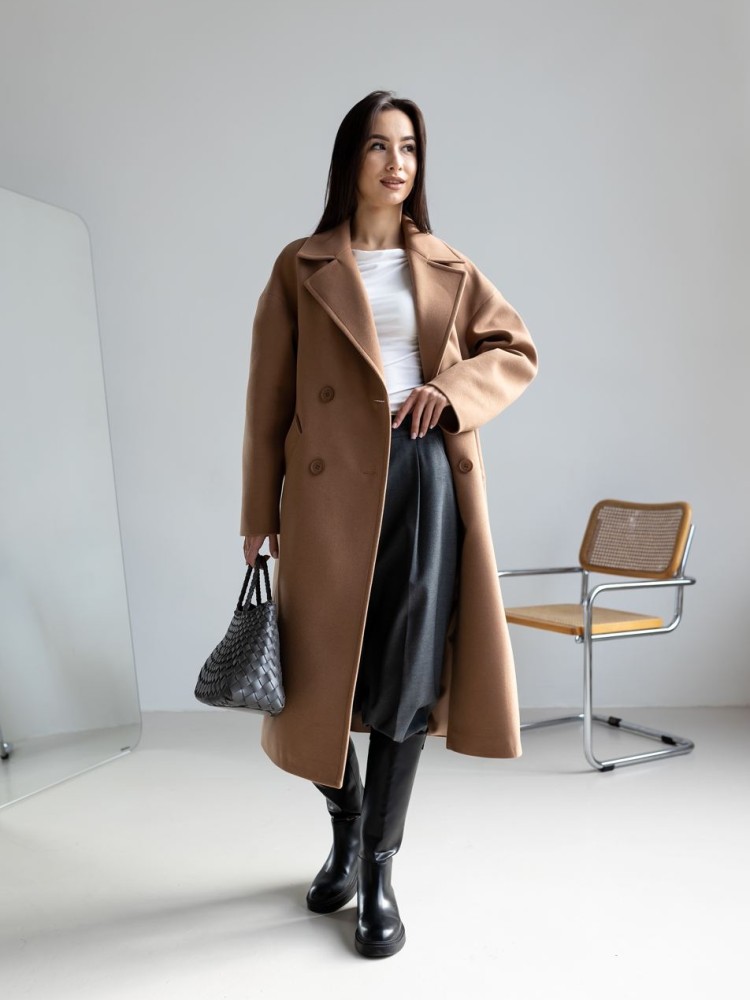 Пальто  оверсайз Бруклін кемел - kovash.com.ua 06