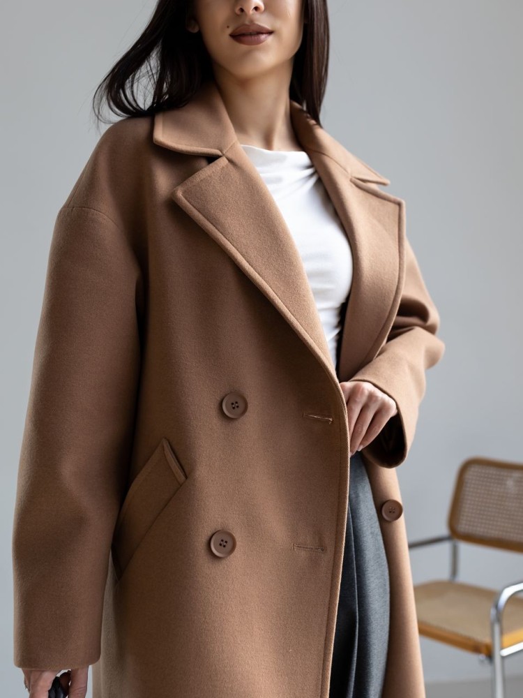 Пальто  оверсайз Бруклін кемел - kovash.com.ua 07