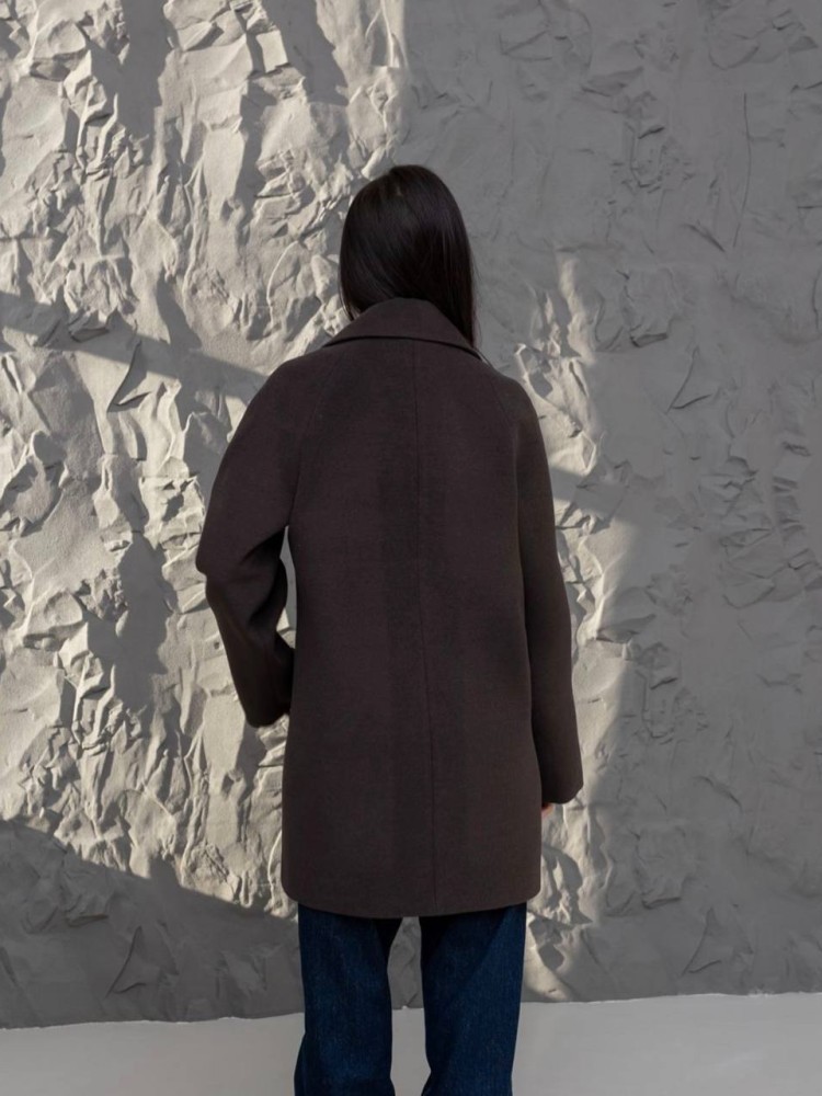 Short demi-season coat 
Milanka made of cashmere - kovash.com.ua 03