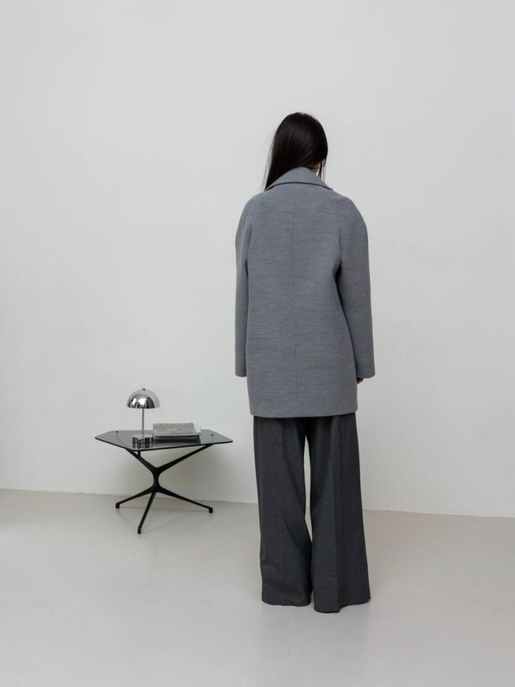 Short demi-season coat 
Milanka made of cashmere - kovash.com.ua 05