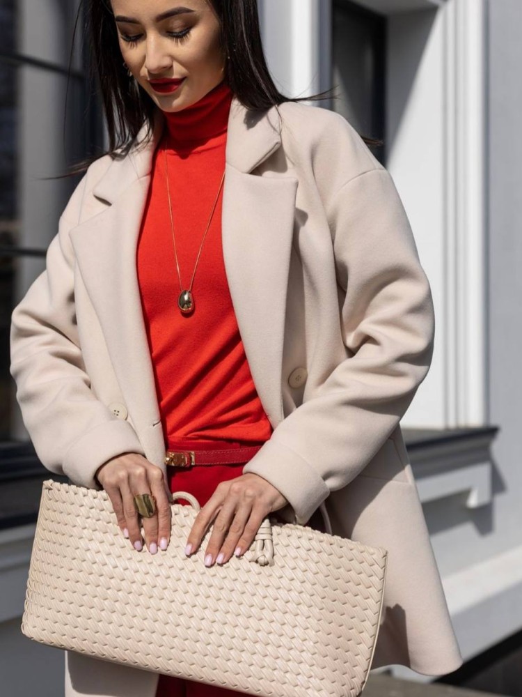 Molly Cropped Loose Fit Coat 40 - kovash.com.ua 02