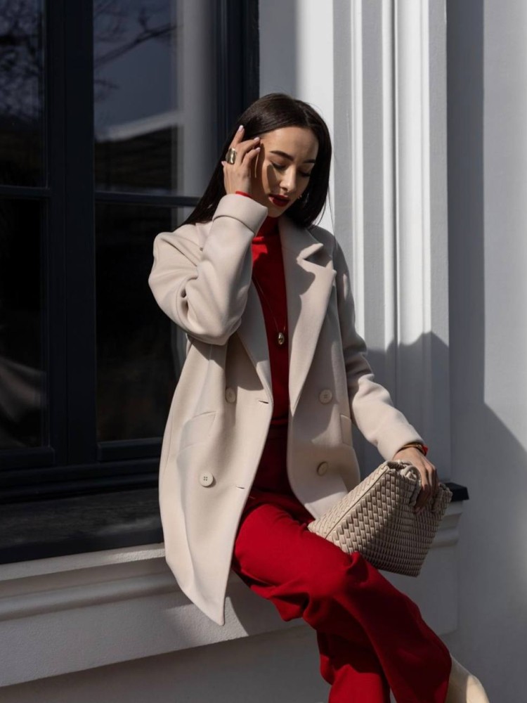 Molly Cropped Loose Fit Coat 40 - kovash.com.ua 08