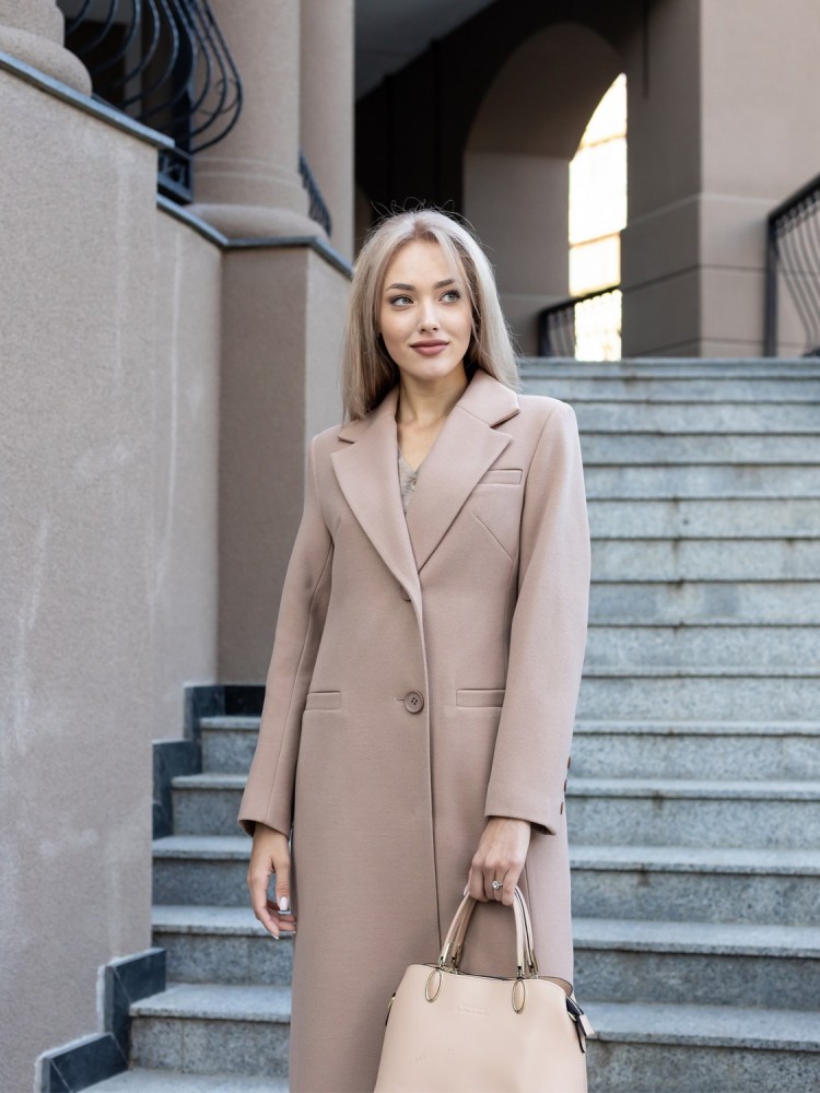 Long fitted cashmere coat Panochka - kovash.com.ua 06