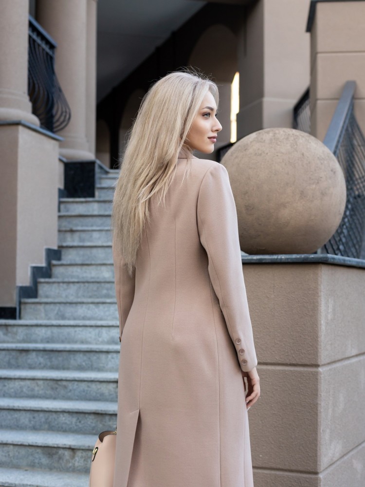 Long fitted cashmere coat Panochka 52 - kovash.com.ua 05