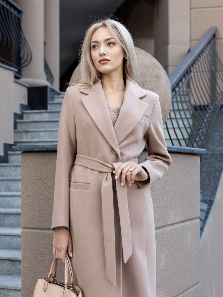 Long fitted cashmere coat Panochka 42 - kovash.com.ua 02