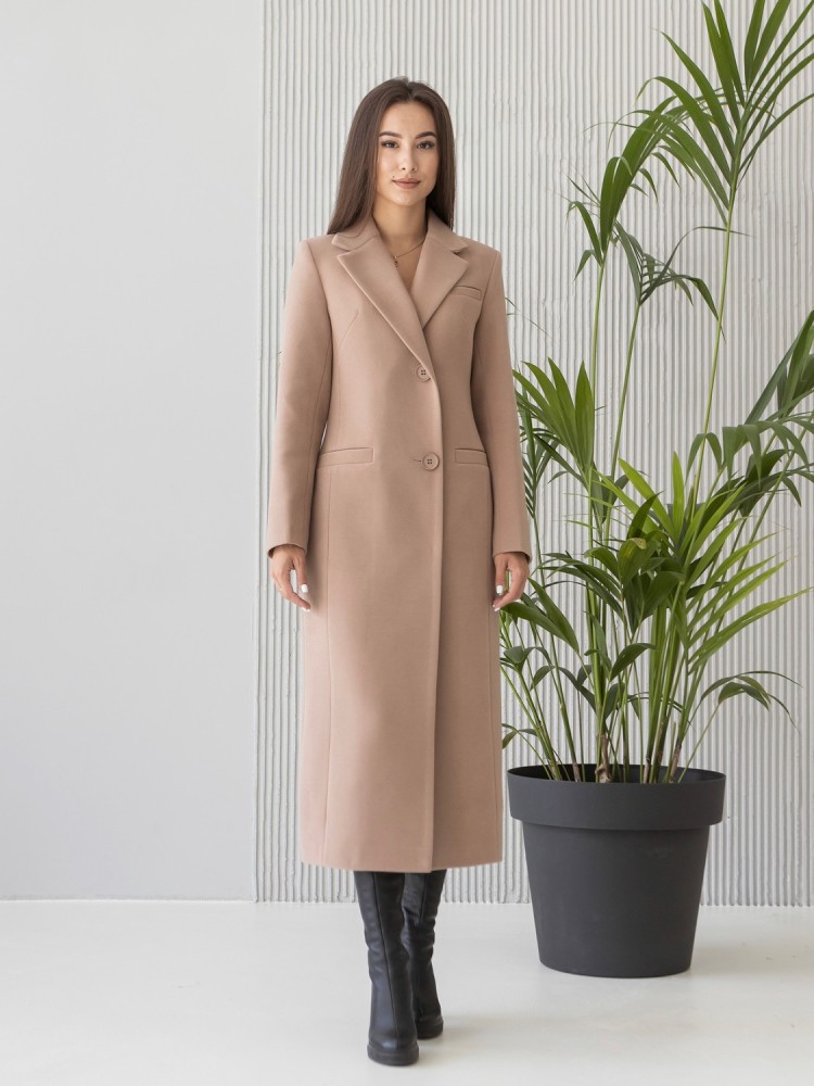 Long fitted cashmere coat Panochka 50 - kovash.com.ua 03