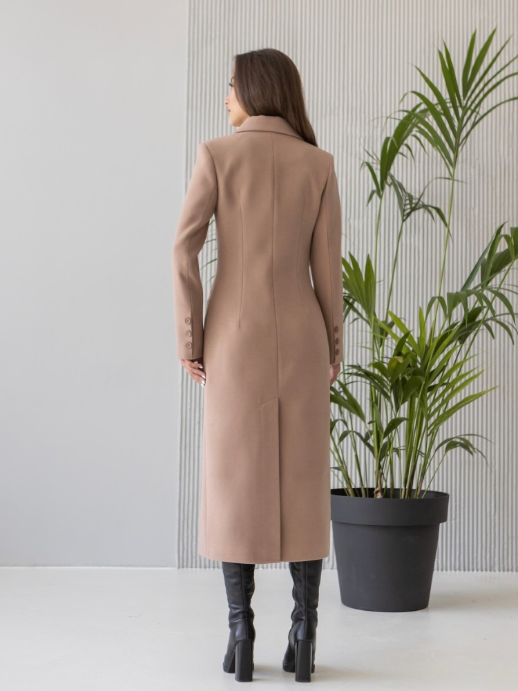 Long fitted cashmere coat Panochka 50 - kovash.com.ua 02