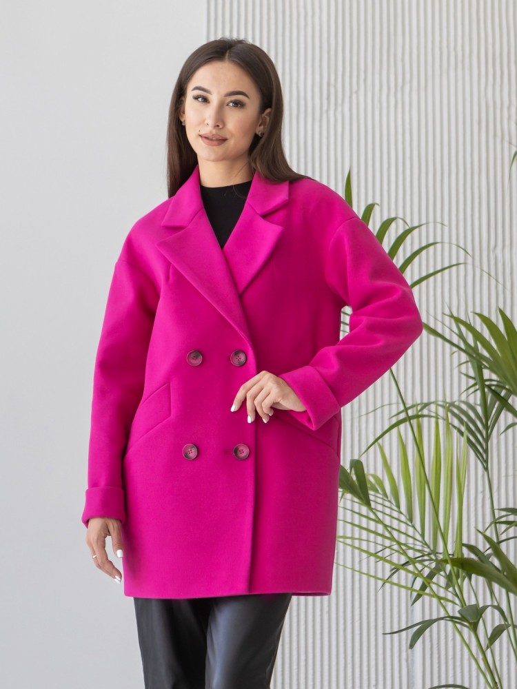 Molly Cropped Loose Fit Coat - kovash.com.ua 02