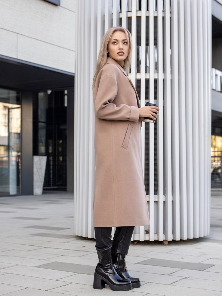 Women's loose-fitting Marseille cashmere coat 48 - kovash.com.ua 02