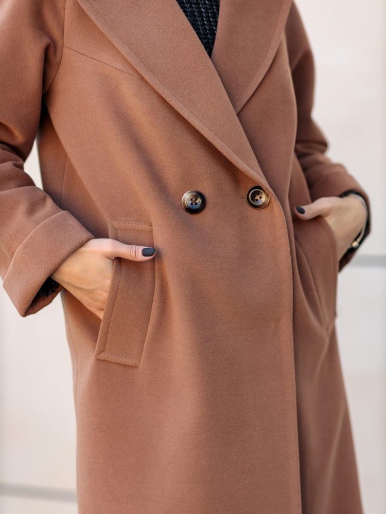 Provence winter cashmere coat in midi length - kovash.com.ua 02