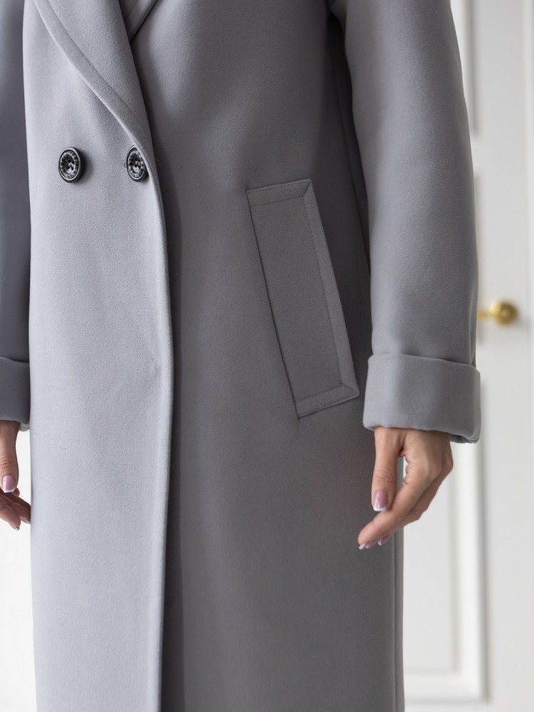 Provence winter cashmere coat in midi length 46 - kovash.com.ua 03