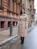 Trench cotton in camel color 46 - kovash.com.ua 01