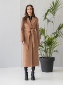 Long fitted cashmere coat Panochka 46 - kovash.com.ua 01