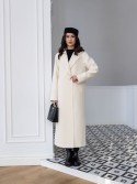 Long Wrap Coat Tequila with Side Slits 42 - kovash.com.ua 01