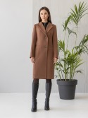 Women's Slim-fit Midi Length Cashmere Coat 42 - kovash.com.ua 01