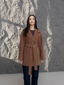 Short demi-season coat 
Milanka made of cashmere 46 - kovash.com.ua 01