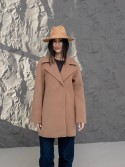 Short demi-season coat 
Milanka made of cashmere 46 - kovash.com.ua 01