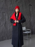 Long Wrap Coat Tequila with Side Slits 46 - kovash.com.ua 01