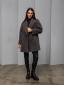 Укороченное пальто Максин рубчик - kovash.com.ua 01