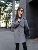 Вкорочене пальто Максін твід 42 - kovash.com.ua 01