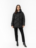 Emmy black cropped down jacket 42 - kovash.com.ua 01