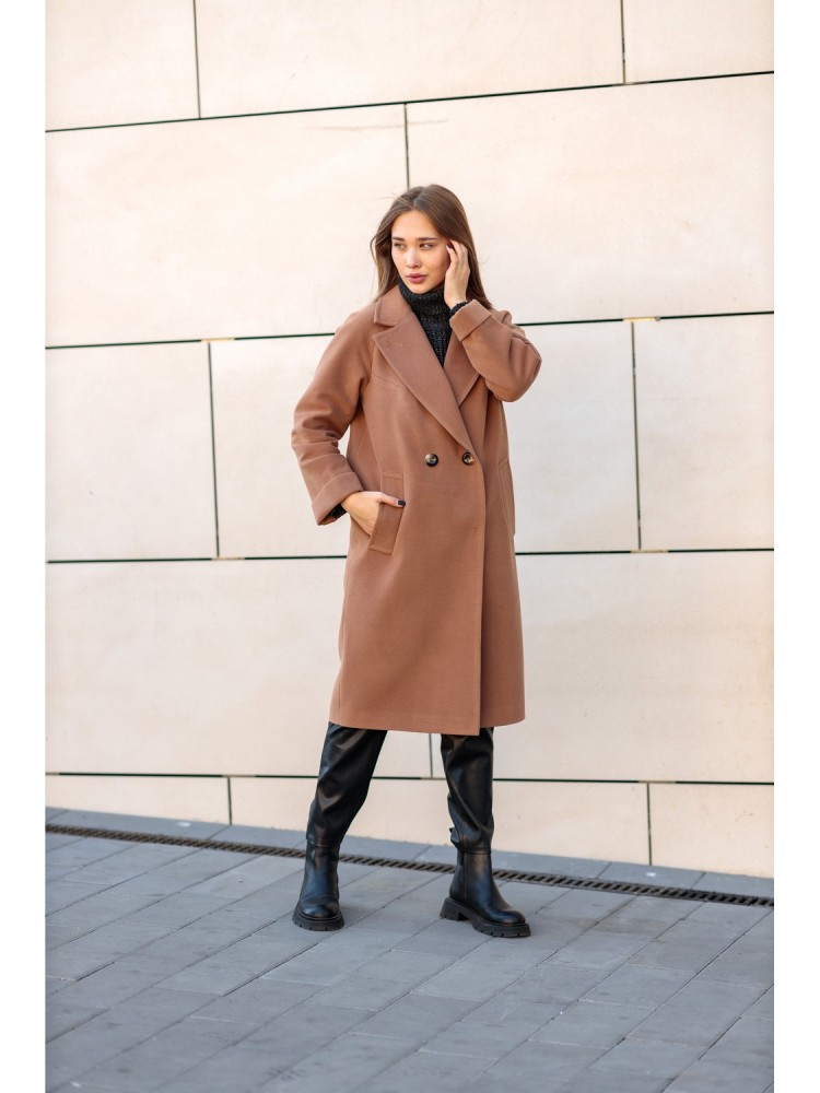 Provence winter cashmere coat in midi length 44 - kovash.com.ua 01 