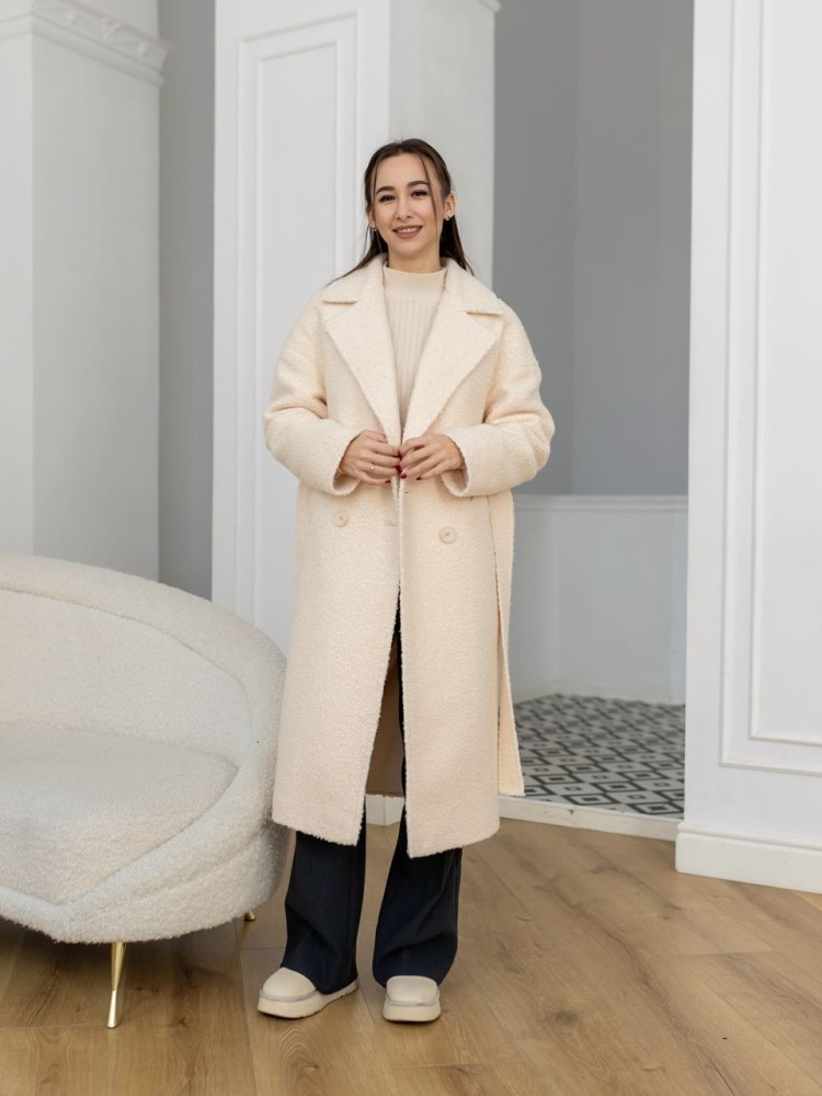 Brooklyn Bouclé Winter Coat 42 - kovash.com.ua 