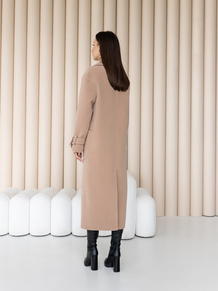 Sophie long coat with patch pockets 44 - kovash.com.ua 