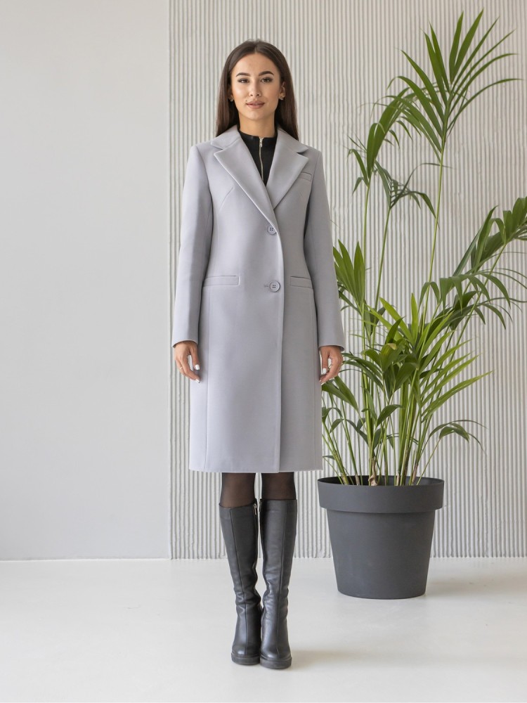 Women's Slim-fit Midi Length Cashmere Coat 50 - kovash.com.ua  