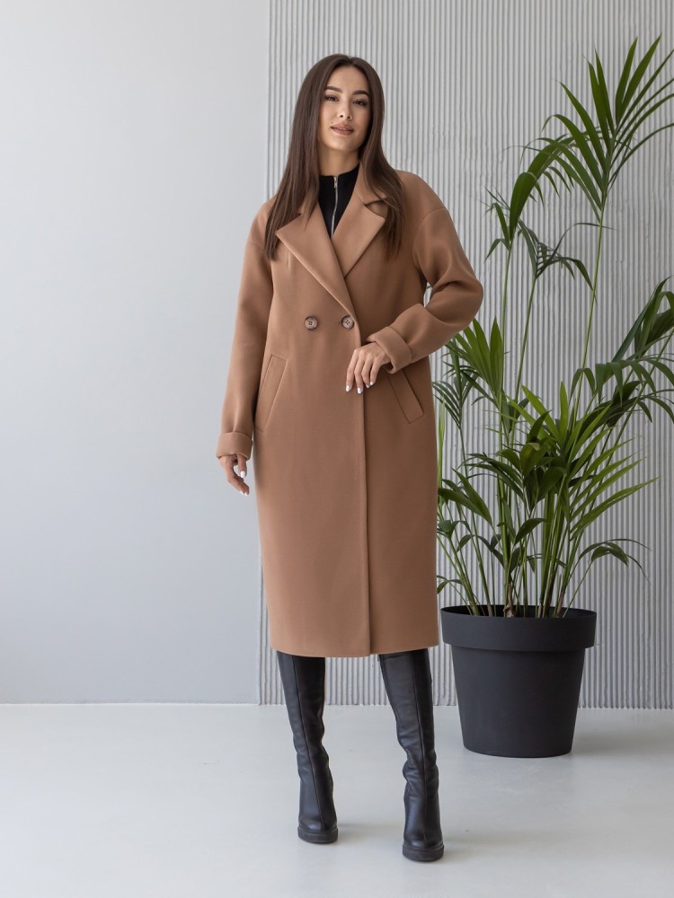 Women's loose-fitting Marseille cashmere coat 54 - kovash.com.ua 01 