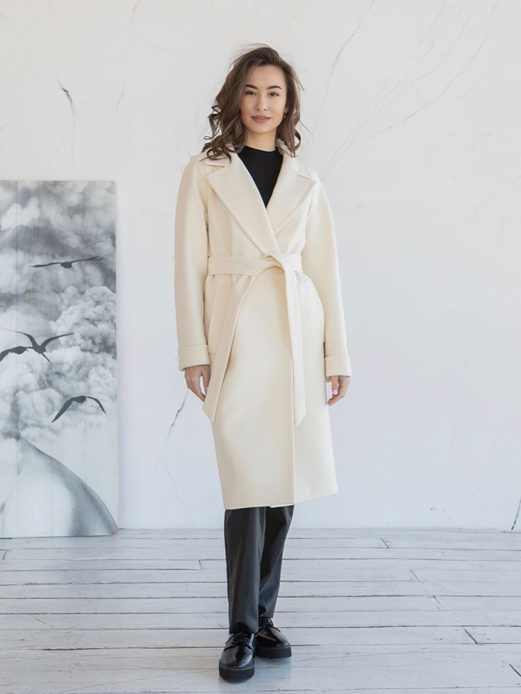 Provence winter cashmere coat in midi length 44 - kovash.com.ua 01 