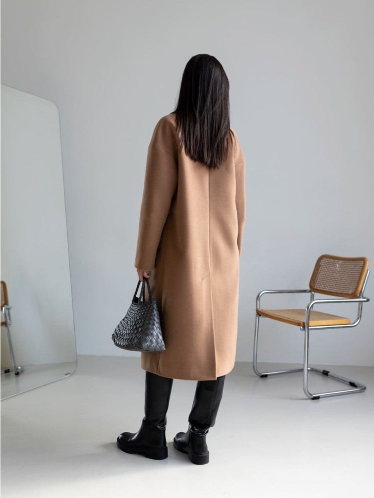 Довге пальто  оверсайз Бруклін 40 - kovash.com.ua 