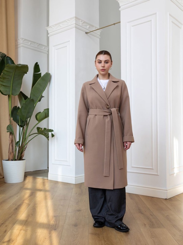 Winter Chili midi-length coat made of cashmere. 50 - kovash.com.ua 01 