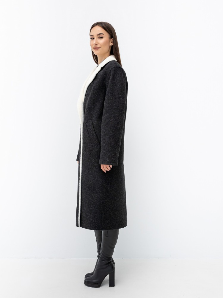 Tiffany melange winter coat 42 - kovash.com.ua 