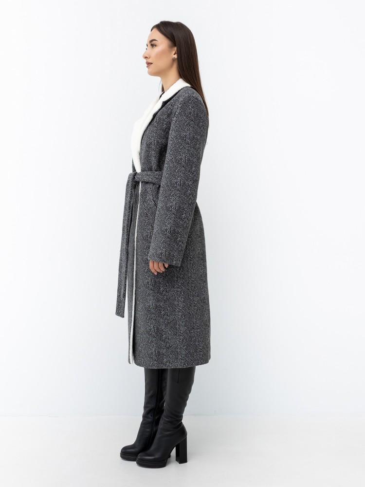 Tiffany tweed winter coat 44 - kovash.com.ua 