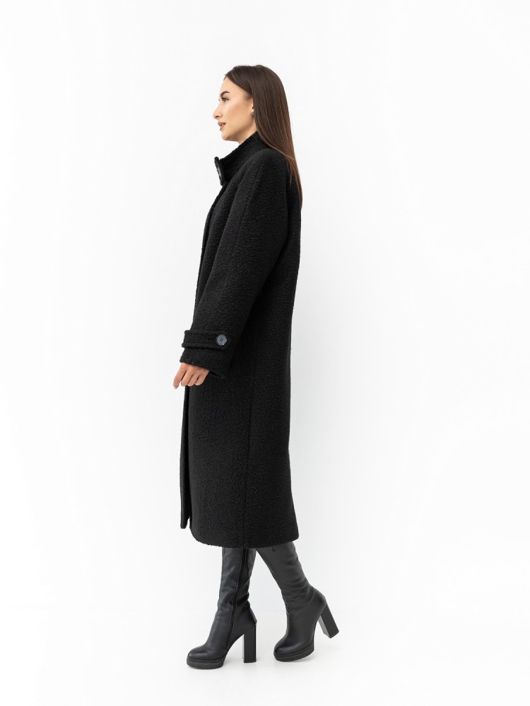 Audrey bouclé winter coat in midi length 48 - kovash.com.ua 