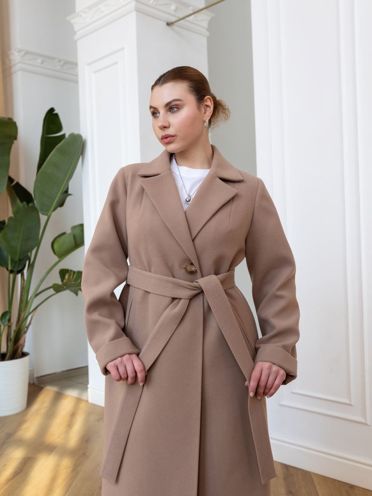 Chili midi-length coat made of cashmere. 50 - kovash.com.ua 