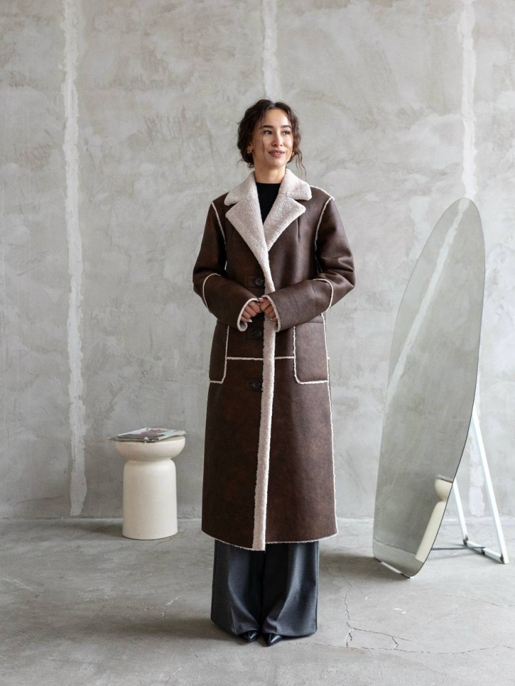 Double-sided sheepskin Eskimo made of eco-leather 44 - kovash.com.ua 01 