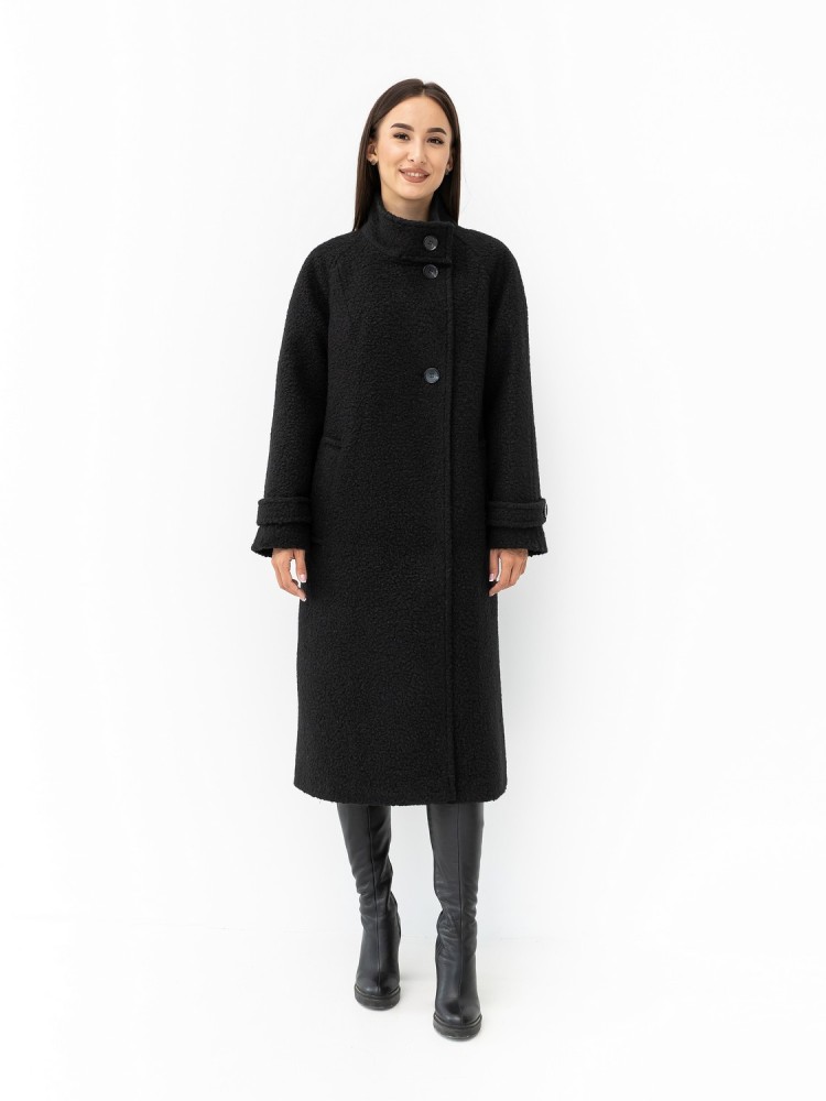 Audrey bouclé winter coat in midi length 48 - kovash.com.ua 01 