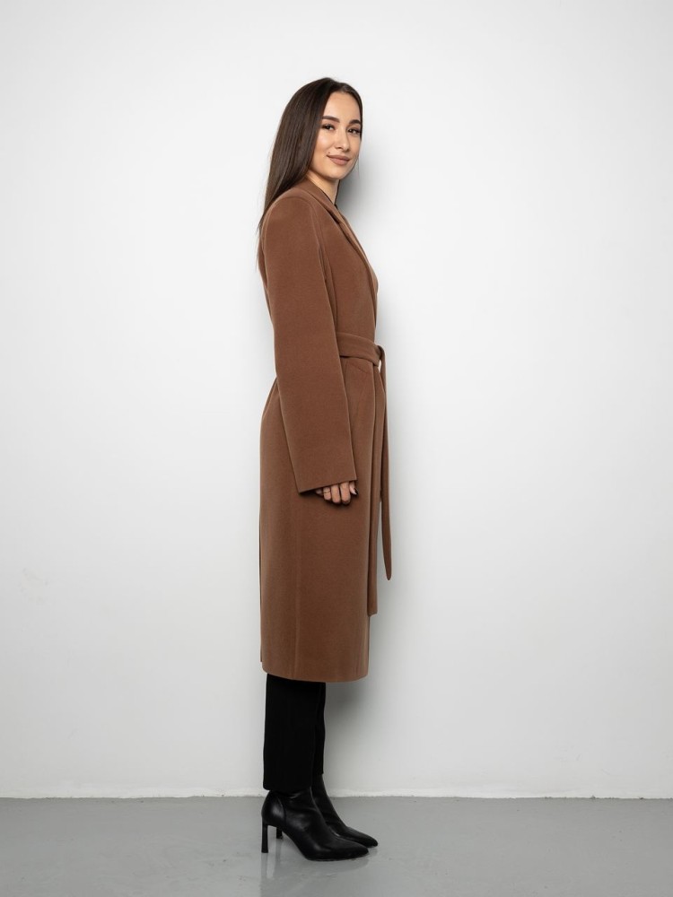 Winter Wrap Coat Tequila — Cashmere - kovash.com.ua 