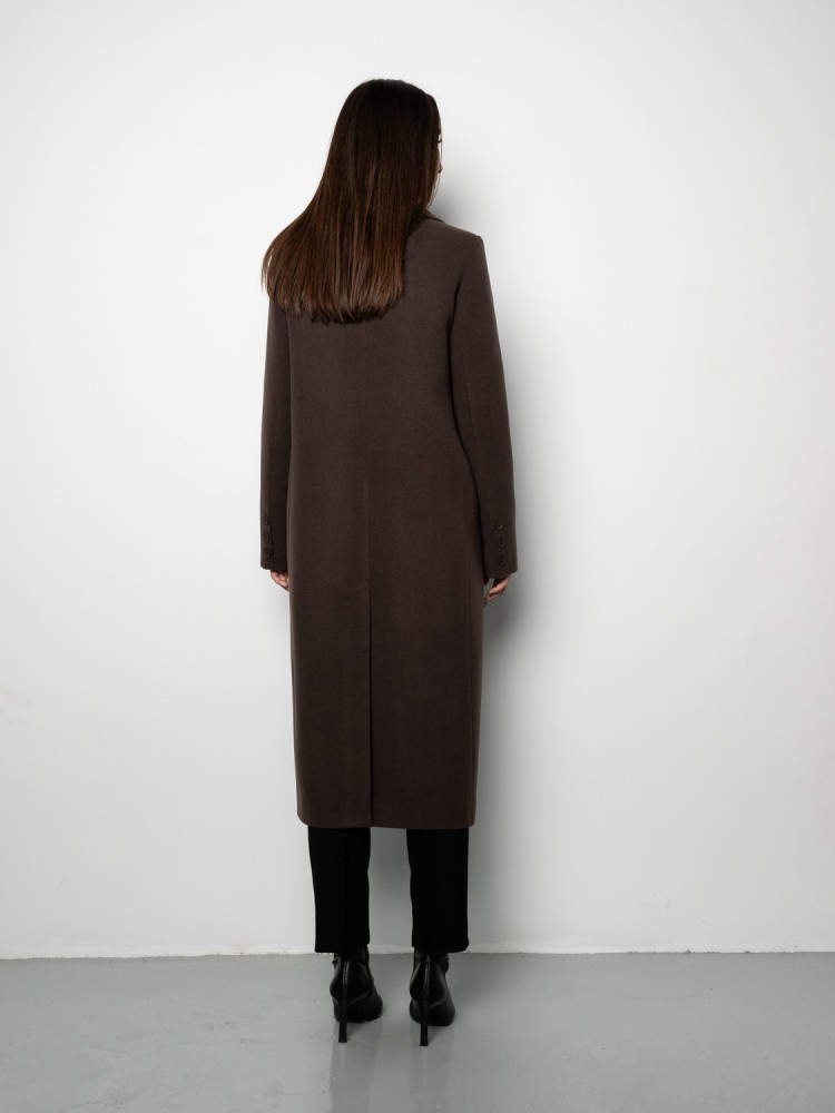 Cashmere coat with broad shoulders by Prada 52 - kovash.com.ua 